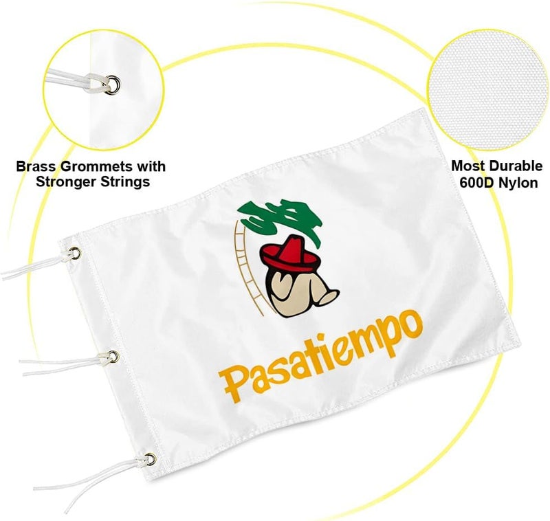 2BUT Pasatiempo Golf Club Golf Pin PGA Flag Practic Putting Green Golf Flag For Backyard Garden Double-Sewn 600D Nylon Miniature Pin Flag (20"X13" Grommet) - Image 3